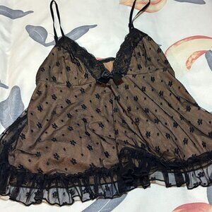 Cider Mesh Lace Tank Top Size S (never worn)